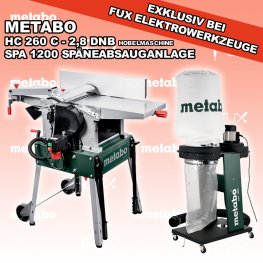HC 260 C - 2,8 DNB Hobelmaschine & SPA 1200 W